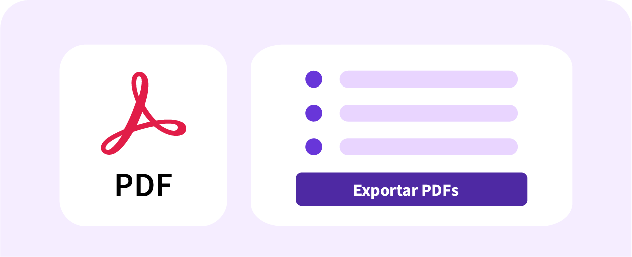 Exportación PDF